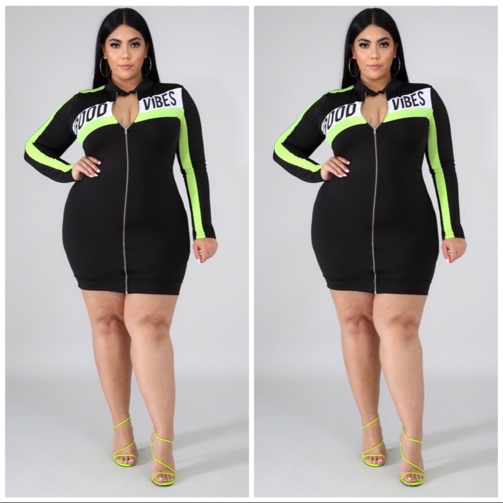 Neon Sporty Dress🔥New Item 🔥(price firm )❗️